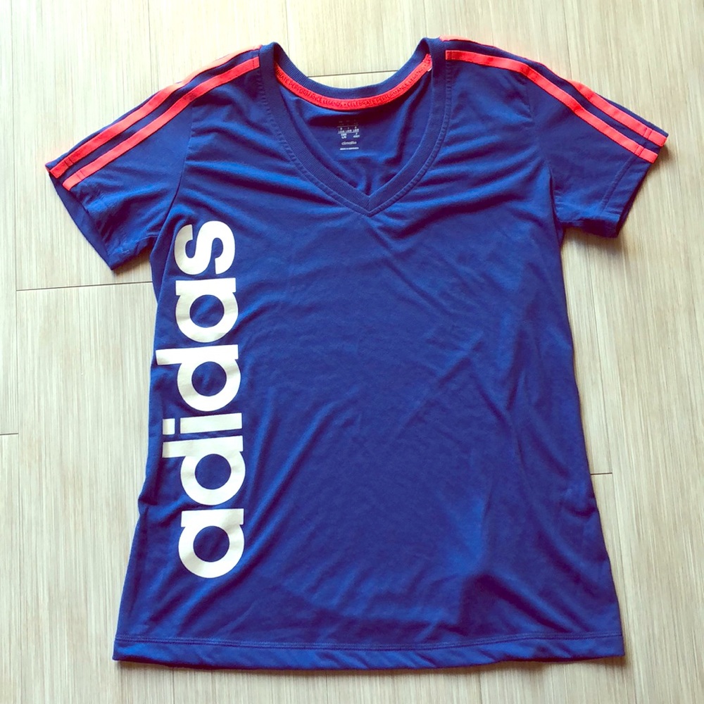 Adidas Blue T-Shirt Size L